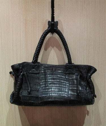 Carlos Falchi Baby Doctors Bag in Crocodile | CHURCHILL in