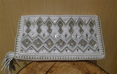 Buba ZigZag Embroidered Wallet/Clutch with Crystals