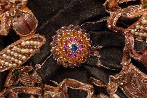 Dimitri Dassios Pleated Embroidered Cuffs