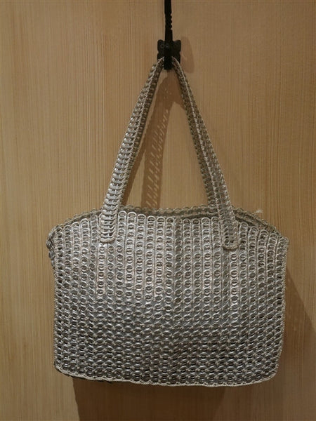 DaLaLeo Borsa Shopping Pop Top Handbag