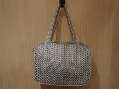 DaLaLeo Borsa Shopping Pop Top Handbag