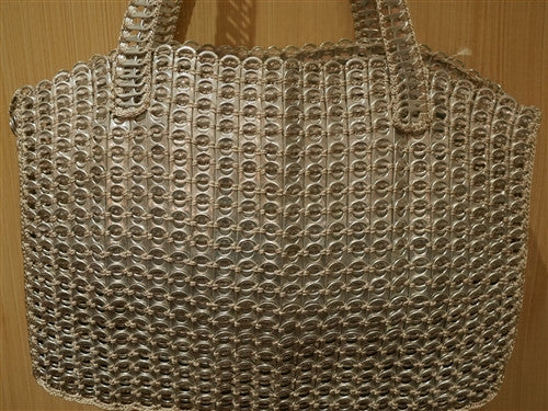 DaLaLeo Borsa Shopping Pop Top Handbag