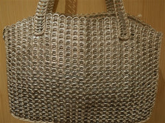 DaLaLeo Borsa Shopping Pop Top Handbag