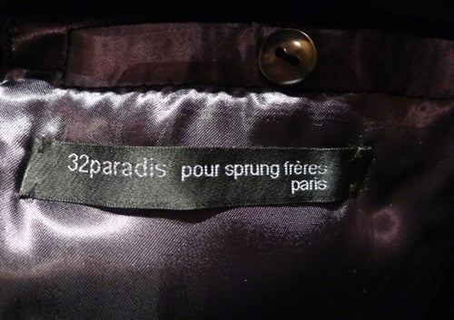 32 Paradis pour Sprung Freres Paris Fur Blazer