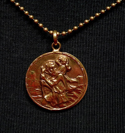 Virgin Saints and Angles St. Christopher Necklace