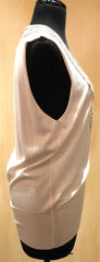 Tabla Mother of Pearl Deep V-Neck Cashmere Sweater