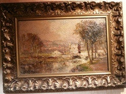 Douglas Teed, Signed Pastoral Landscape Oil Painting