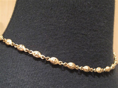 Loree Rodkin 16" Oval Cross Chain Necklace in 18K Yellow Gold