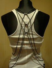 Bliss Lau Diamond Chain Metal Vest