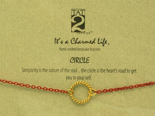 Tat2 "It's a Charmed Life" Bracelet "Circle"