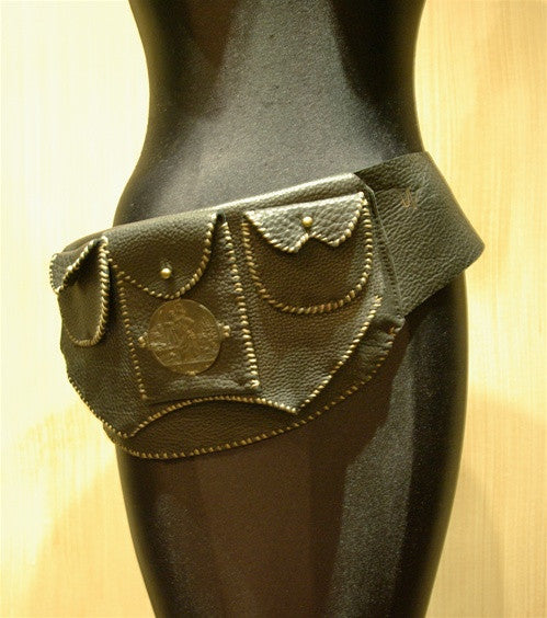 Mr. Winter Pebbled Leather Hip Pack