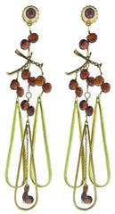 Dominique Cohen 18K and Rubellite Tourmaline Tranquility Earrings