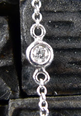 Jude Frances 18K White Gold Diamond Chain Necklace