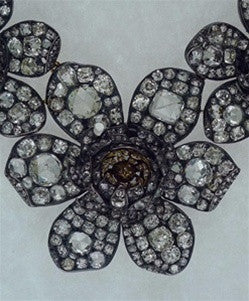 Lorraine Schwartz/Fred Leighton Important Antique Georgian Diamond Flower Necklace 18K and Silver