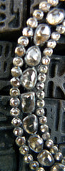 CHURCHILL Private Label 18K Blackened White Gold and Diamond Earrings