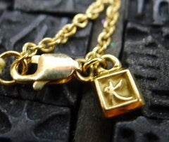 Kamofie Diamond Necklace in Three Tone 18K Gold