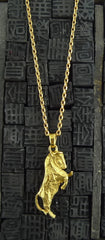 Robert Goossens Gold-Plate 18" Taurus Zodiac Necklace