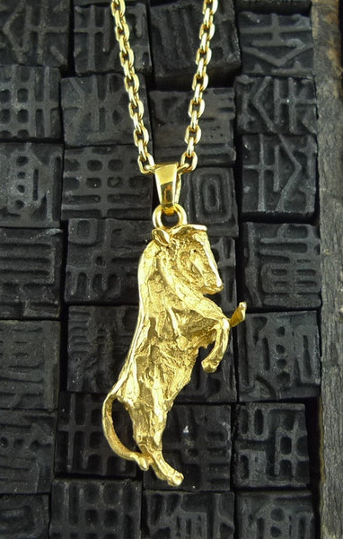 Robert Goossens Gold-Plate 18" Taurus Zodiac Necklace