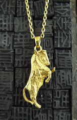 Robert Goossens Gold-Plate 18" Taurus Zodiac Necklace