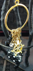 Bijoux Luck Anchor And Ship Wheel Earrings