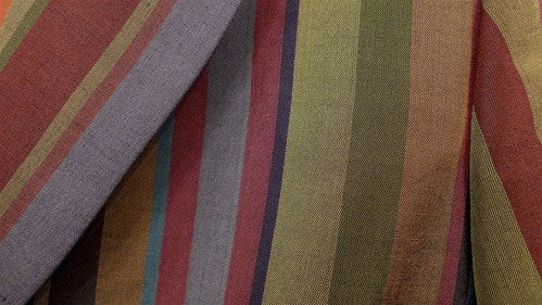 Imperio Striped Silk Blazer in Jewel Tone Colors