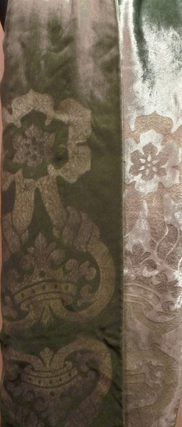 Venetian Silk Velvet Ombre  Hand Painted Scarf