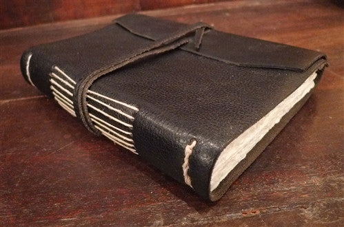 Black Leather Handmade Journal