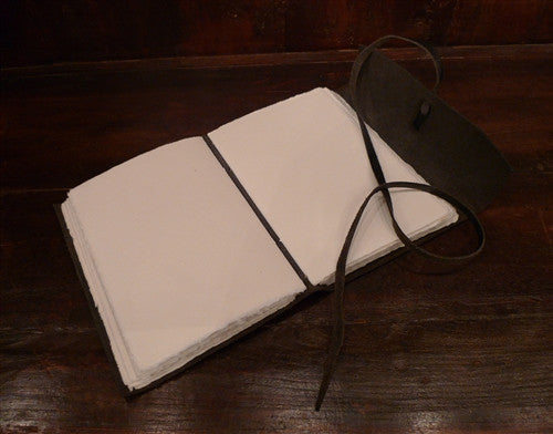 Black Leather Handmade Journal