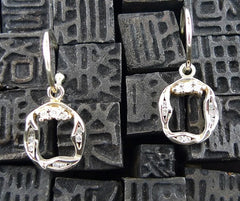 Beth Orduna Diamond Earrings in 18K White Gold