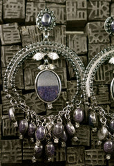 Erickson Beamon Purple Reign Earrings