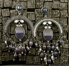 Erickson Beamon Purple Reign Earrings