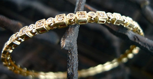 Beverly K 14K Yellow Gold and Diamond Bracelet