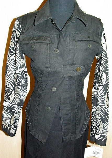 Mayer Jacket with Embroidered Sleeves