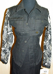 Mayer Jacket with Embroidered Sleeves