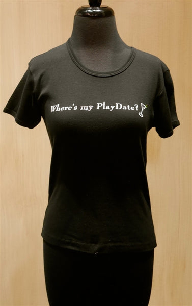 Penelope's Voice Jeweled Short Sleeve T-Shirt- Where's My Playdate?