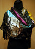 Lin Art Heaven Moonlight Shadow Scarf - Black