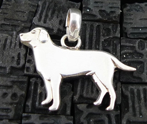 Fine Arf Sterling Silver Dog Charm - Labrador Retriever