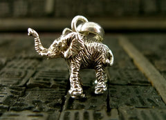 Fine Arf Sterling Silver  Charm - Elephant