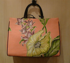 Glenda Gies "Fifi" Floral Tote Handbag