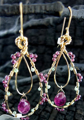 Raphaela Pasqualina Garnet/Tourmaline Earrings