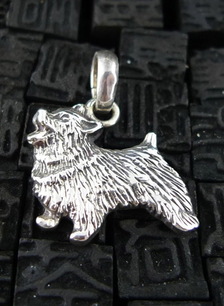 Fine Arf Sterling Silver Dog Charm - Corgie