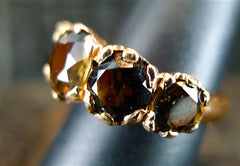 Nava Zahavi Smoky Quartz Ring in 14K Rose Gold