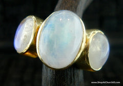 Alexa Garner Sidaris Faceted  Moonstone Ring