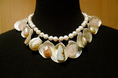 Lauren Adams Diva Necklace of Shells, Opals, Pearls, Rose Quartz, and Amethyst
