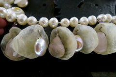 Lauren Adams Diva Necklace of Shells, Opals, Pearls, Rose Quartz, and Amethyst