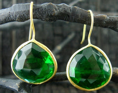 Coralia Leets Amazon Green Quartz Earrings