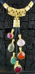 Istanbul Multi Colored Druzy Necklace