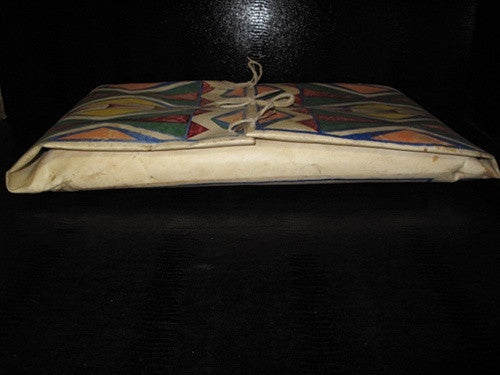Antique Plateau Indian Painted Parfleche Storage Envelope