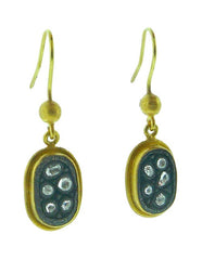 Yossi Harari Sara 24K Yellow Gold and Rose-Cut Diamond Earrings