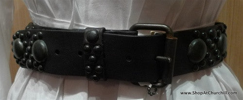 HTC-Hollywood Trading Company Blackened Studded Belt